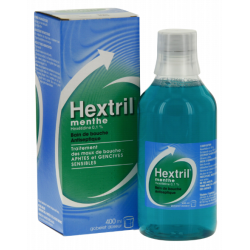 Mouthwash - Mouth ulcers & Gums - Hextril Mint 0.1% - 400 ml