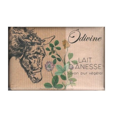 Savon pur végétal au lait d'Anesse - Odivine - 100g