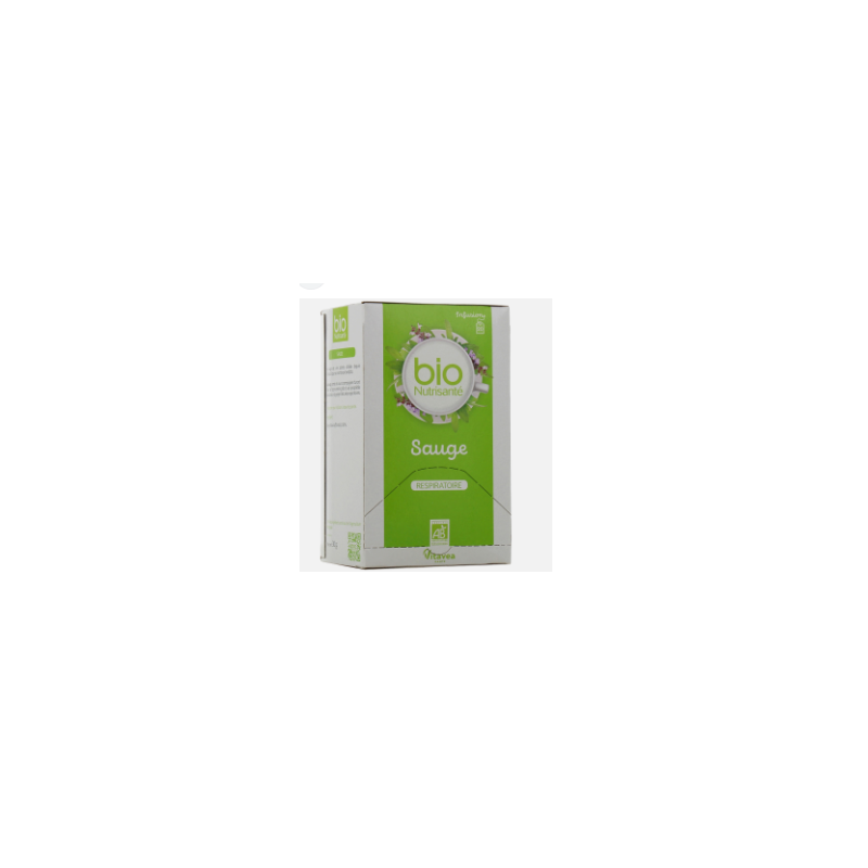 Organic Sage Infusion - Nutrisanté - 20 Sachets