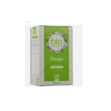 Organic Sage Infusion - Nutrisanté - 20 Sachets