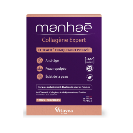Collagen Expert - Skin Beauty - Manhaé - 30 capsules
