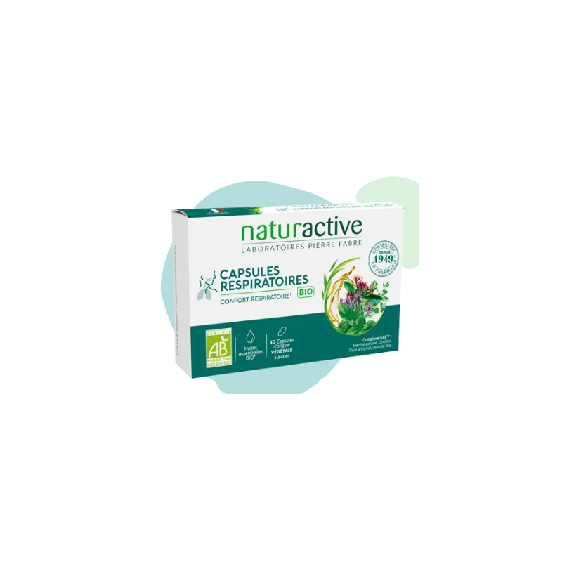 Respiratory Capsules (Gae) - Naturactive - 30 Capsules