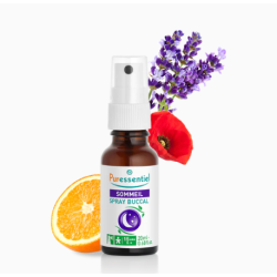 Sommeil Spray Buccal - Endormissement, Sommeil Réparateur - Puressentiel - 20 ml