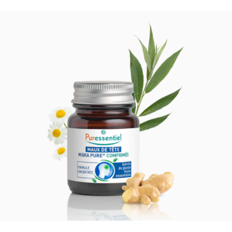 Migra Pure - Headaches - Puressentiel - 15 Capsules