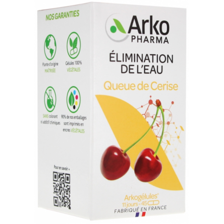 Arkogélules:  Cheery tails - Water Removal - Arkopharma - 45 tablets