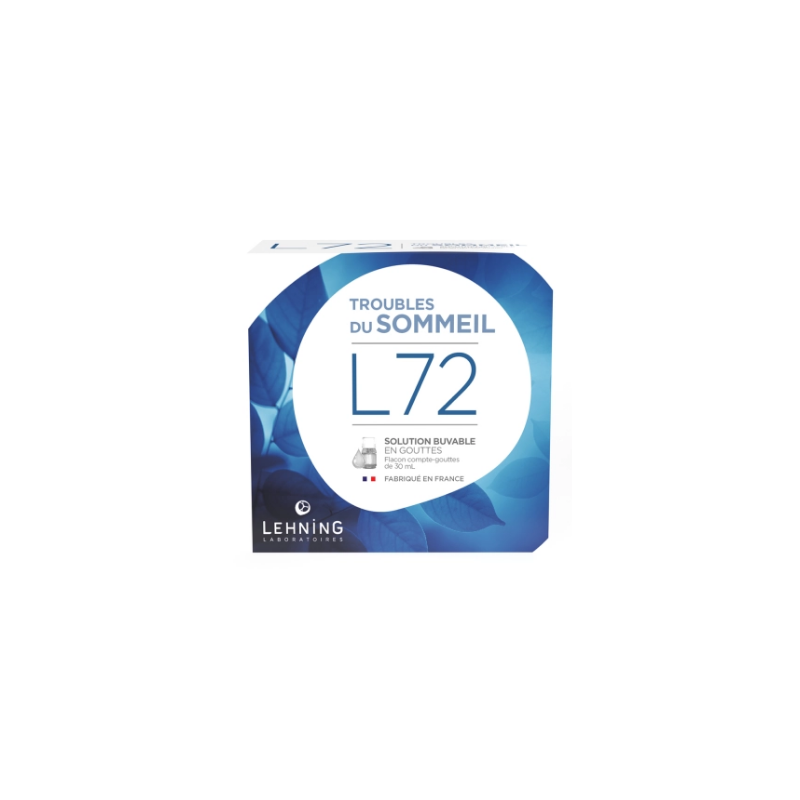 L72 - Sleep Disorders - Oral Solution - Lehning - 30ml