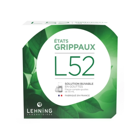 Lehning L52 - Etats Grippaux - Solution Buvable - Lehning - 30ml