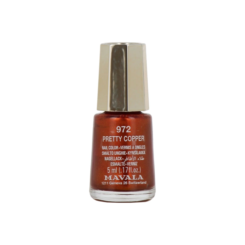 Vernis à Ongles - Pretty Copper - n°972 - Mavala - 5ml