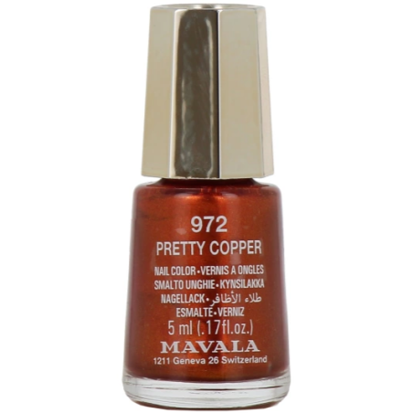 Nail Polish - Pretty Copper - n°972 - Mavala - 5ml