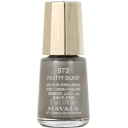 Nail Polish - Pretty Silver - n°973 - Mavala - 5ml