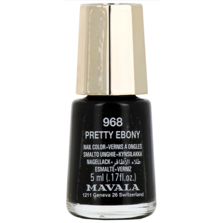Vernis à Ongles - Pretty Ebony - n°968 - Mavala - 5ml