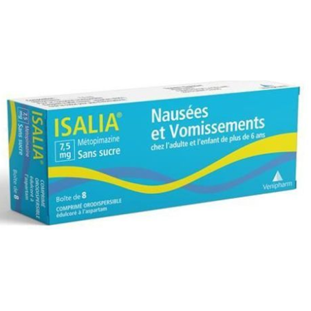 Isalia 7.5 mg - Nausea and Vomiting - 8 orodispersible tablets