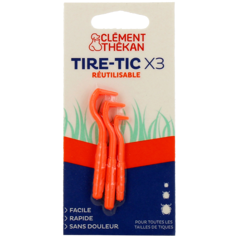 Crochet Tire-Tic Réutilisable - Clément Thékan - 3 crochets