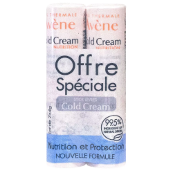 Stick Cold Cream - Avène - Nutrition and Protection - 2x4g