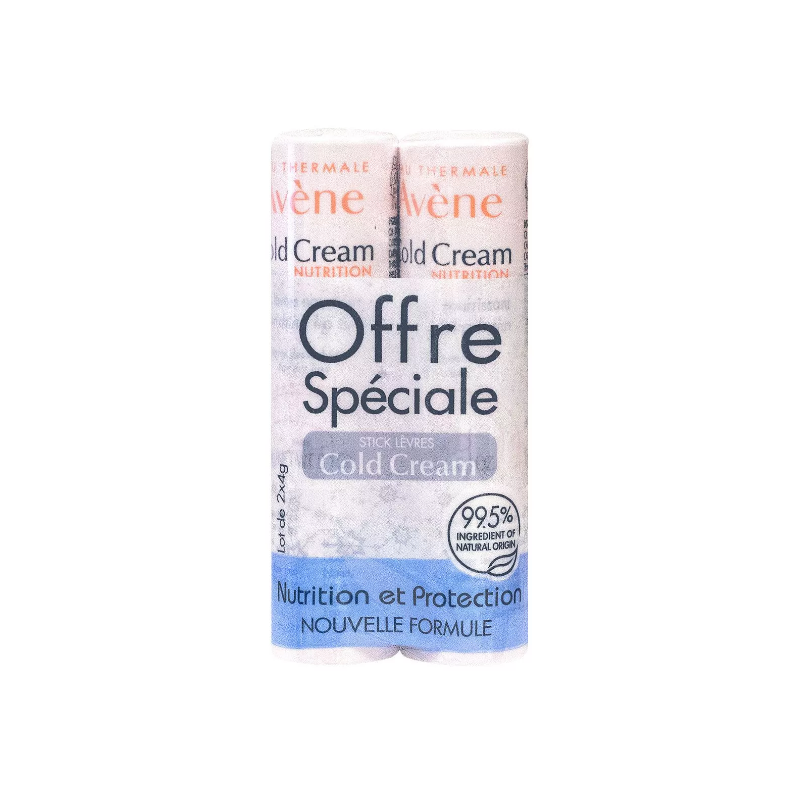 Stick Cold Cream - Avène - Nutrition et Protection - 2x4g