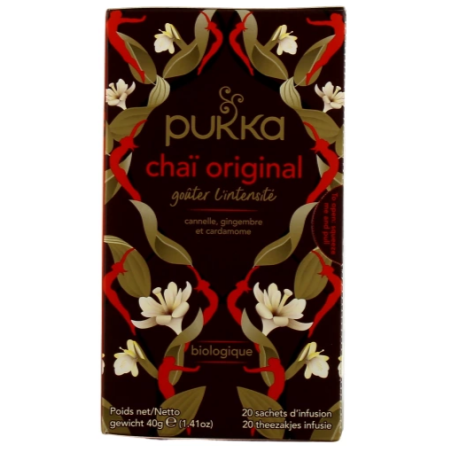 Original Chai Herbal Tea - Organic - Pukka - 20 bags