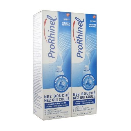 Spray Nasal - Adultes/Enfants -  Prorhinel - 2x100 ml