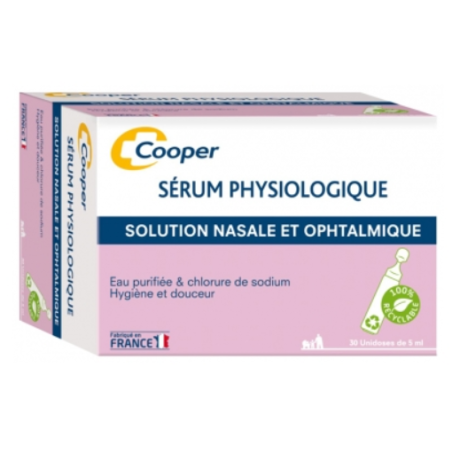 Physiological Serum - Nasal and Ophthalmic Solution - 30 unidoses 5ml