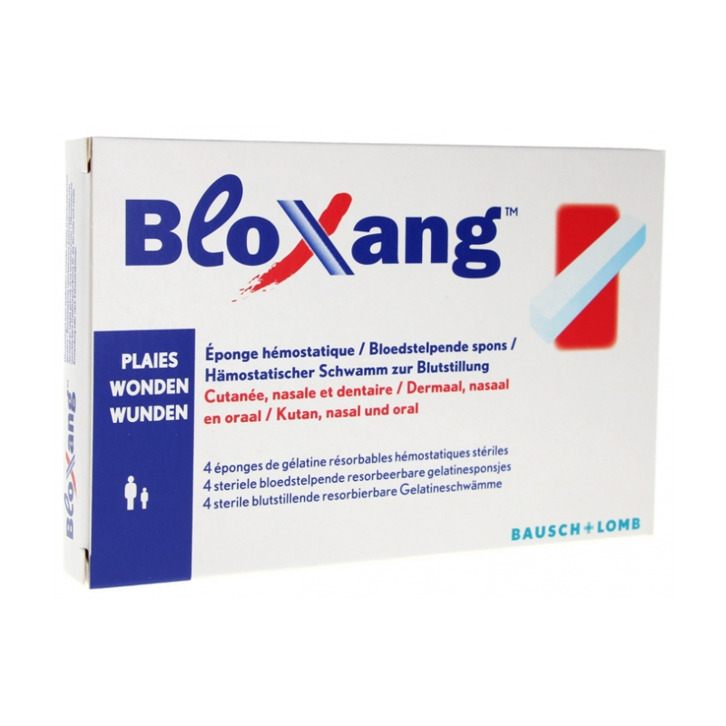 Bloxang - Eponge Hémostatique - 4 éponges hémostatiques