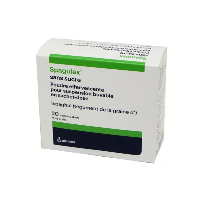 Spagulax Poudre Effervescente Pour Suspension Buvable  Sans Sucres Boite De 20 Sachets-Doses