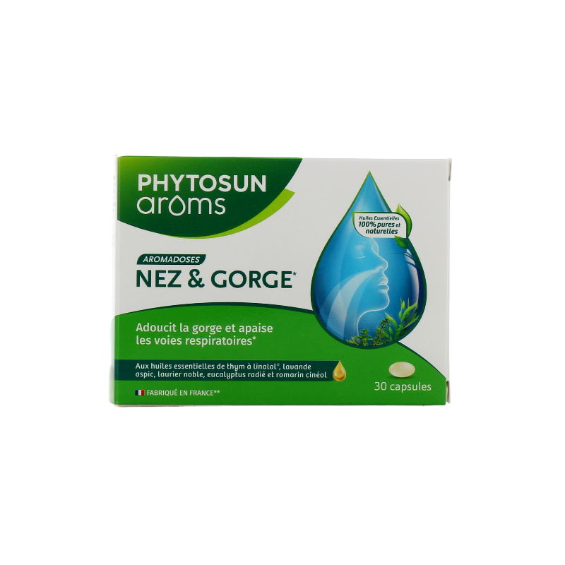 Nose & Throat Capsules - Phytosun Arôms - 30 Capsules