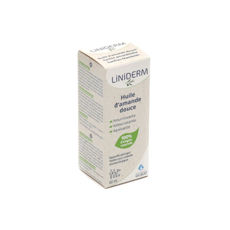 Huile Amande Douce - Nourrissante, Adoucissante - Gilbert - 60 ml