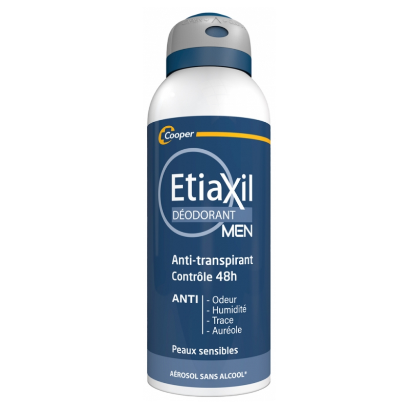 Déodorant Anti-transpirant - Anti-odeurs - Etiaxil Men - 150 ml