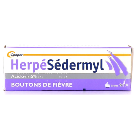 HerpéSédermyl 5% - Boutons de Fièvre - Cooper - 2g