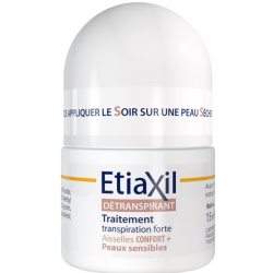 Détranspirant Tolérance - Transpiration Excessive - Etiaxil - 15 ml
