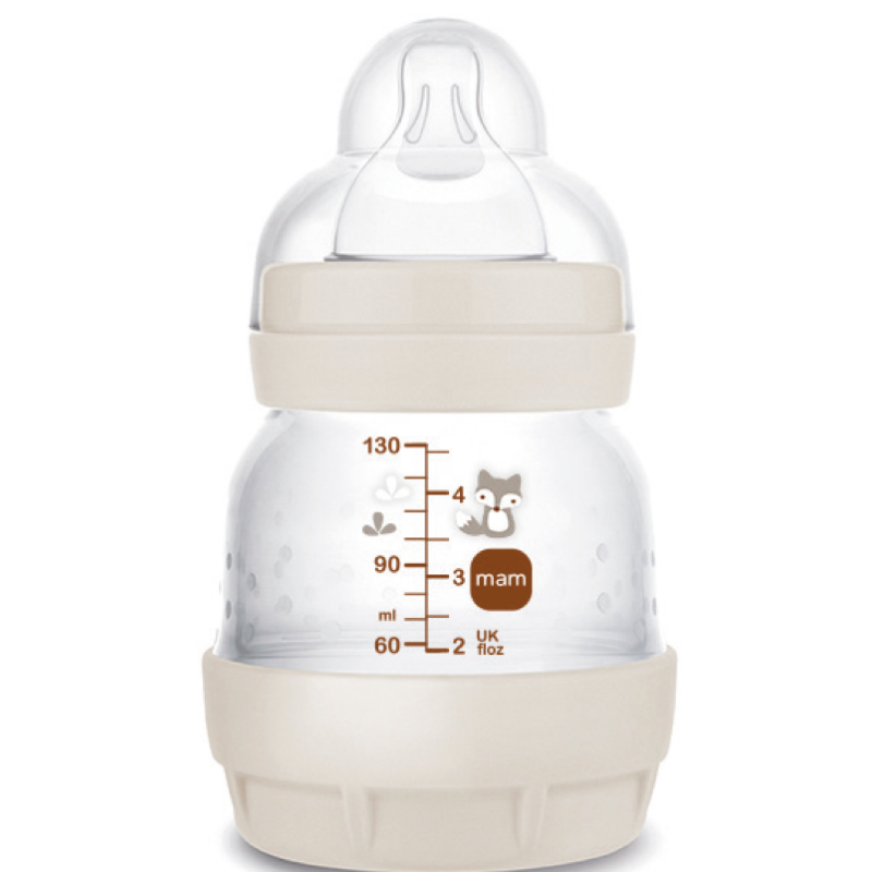 Easy Start Organic Baby Bottle - Anti-colic - 0 Months - MAM - 130 ml