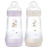 Easy Start Organic Baby Bottle - Anti-colic - 2+ Months - MAM - 2x260 ml