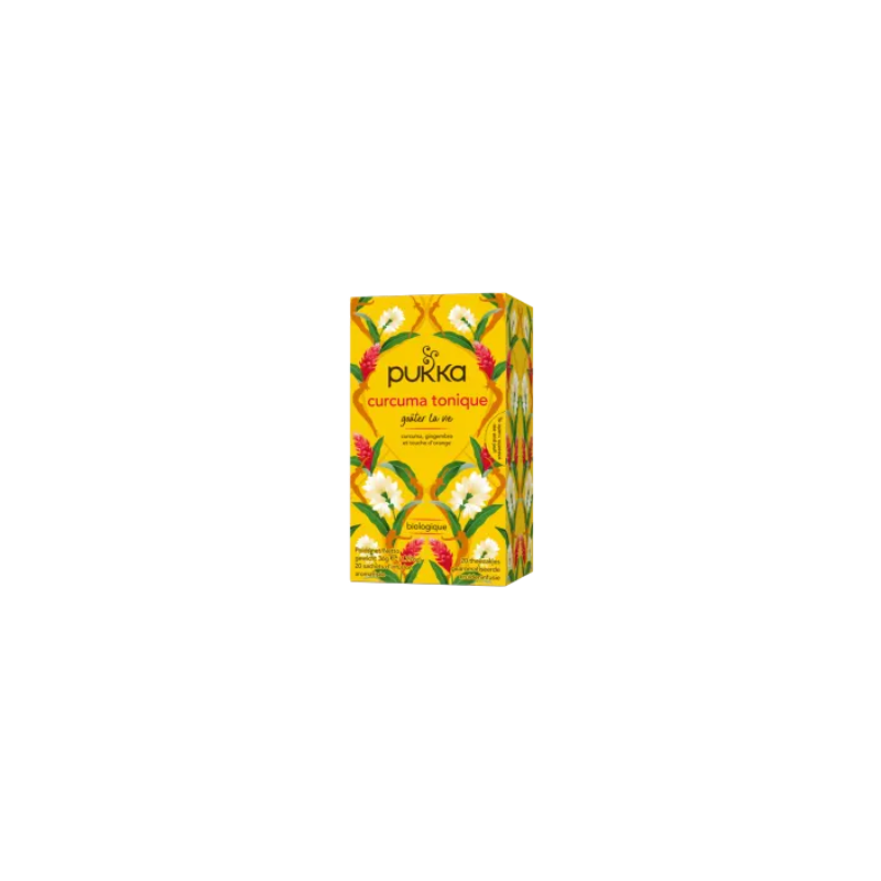 Tisane Curcuma Tonique - Bio - Pukka - 20 sachets