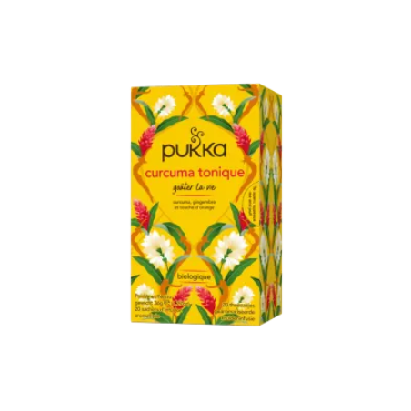 Tisane Curcuma Tonique - Bio - Pukka - 20 sachets