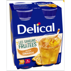 Fruity drink - Orange flavour - Délical - 4 x 200ml