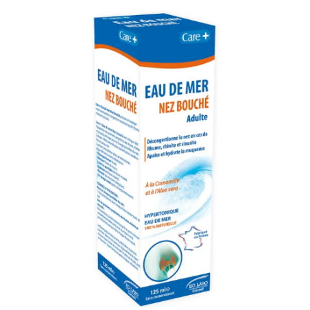 Spray Nez Bouché - Décongestionne & Apaise le Nez - Care + - 125 ml