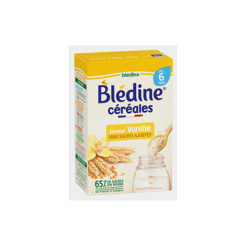 Blédine - Wheat & Vanilla Flavor - From 6 Months - Blédina - 400g