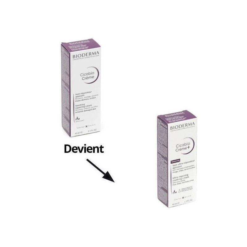 Cicabio Crème+ - Soin Ultra Réparateur Apaisant -Bioderma - 40 ml