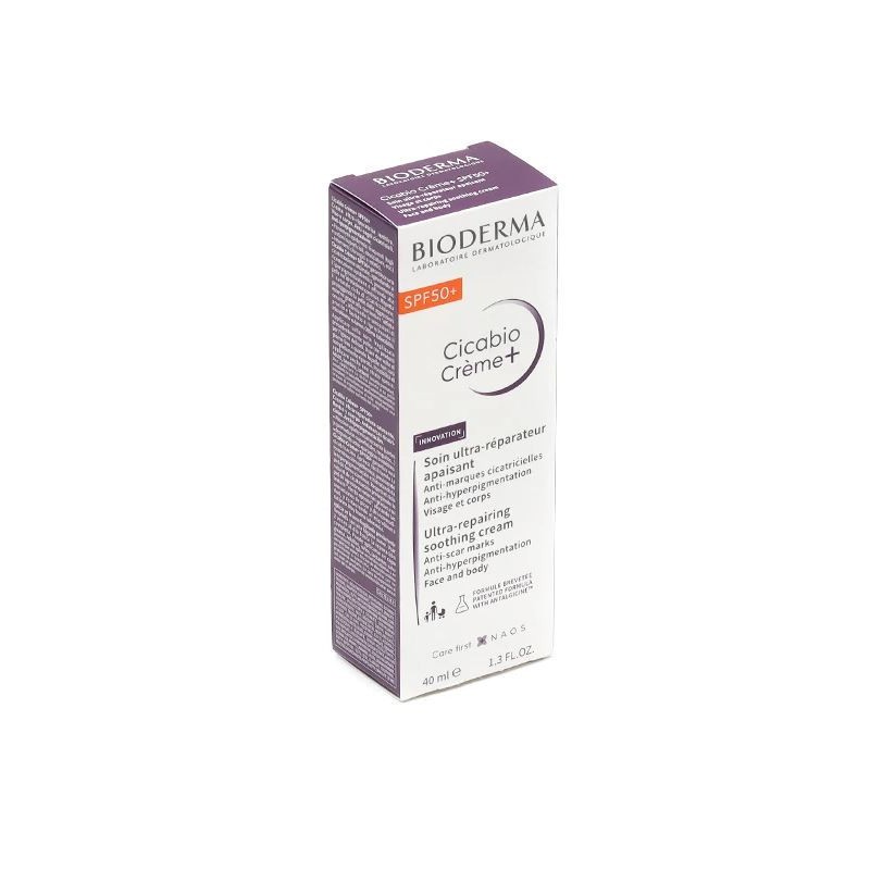 Cicabio Crème+ SPF50+- Soin Ultra réparateur apaisant - Bioderma - 40ml