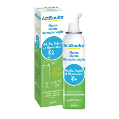 Actisoufre Solution Pour Pulvérisation Nasale/Buccale En Flacon Pressurisé 100 ml
