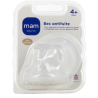 Tetine Bec Anti-Fuites MAM, lot de 2, +4 mois, Adaptable sur tous les biberons MAM