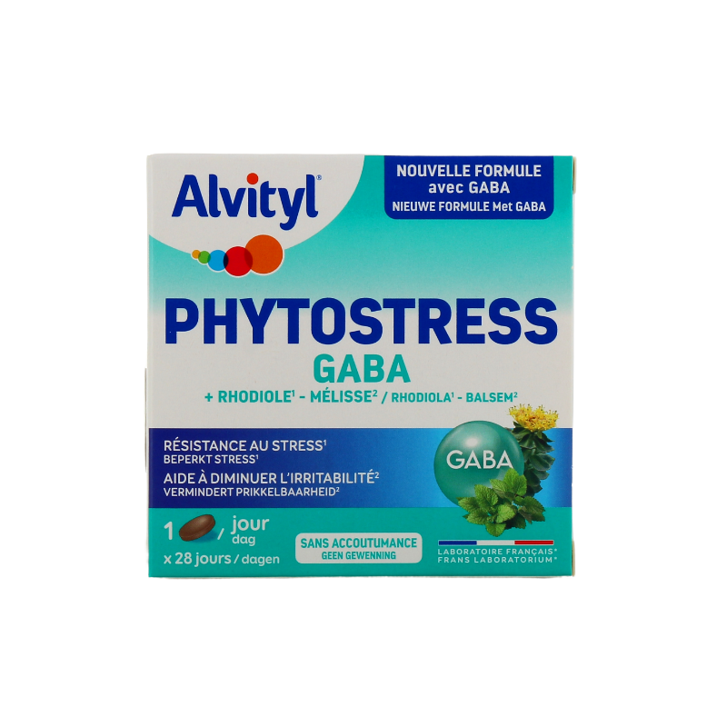 Phyto-Stress Gaba - Stress & Irritabilité - Alvityl - 28 comprimés