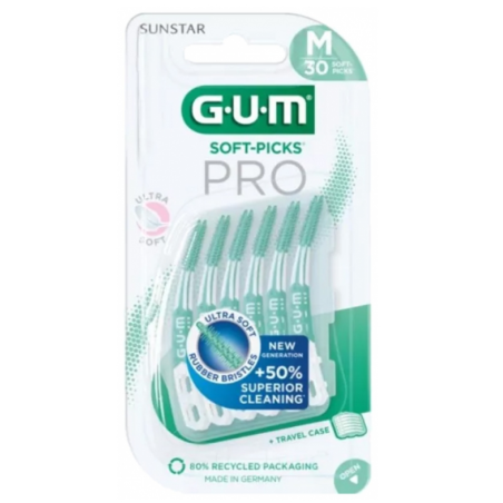 Medium Teeth Cure - Soft Picks Pro - G.U.M - 30 Units