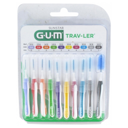 Brossette Interdentaire Trav-ler - G.U.M - 10 brossettes