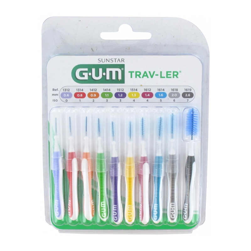 Brossette Interdentaire Trav-ler - G.U.M - 10 brossettes