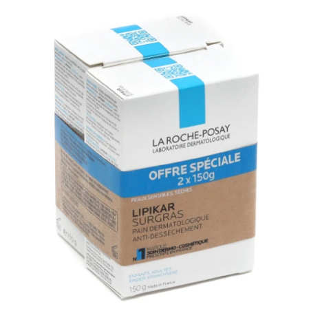 Lipikar - Physiological Surgras Bread - La Roche-Posay - 2x150 g La Roche Posay