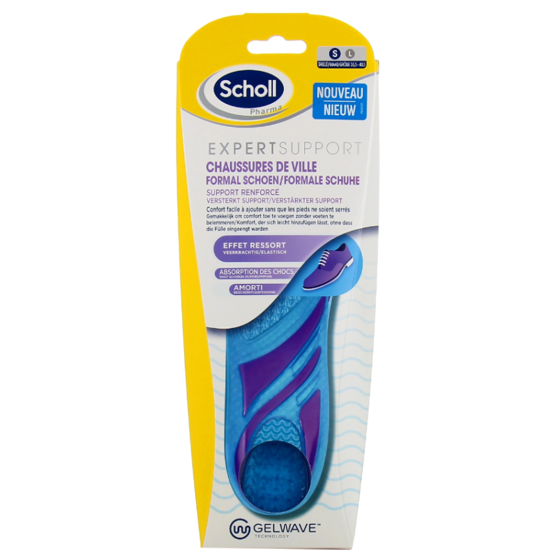 Insoles for Town Shoes - Size 35.5-40.5 - Scholl - 1 Pair