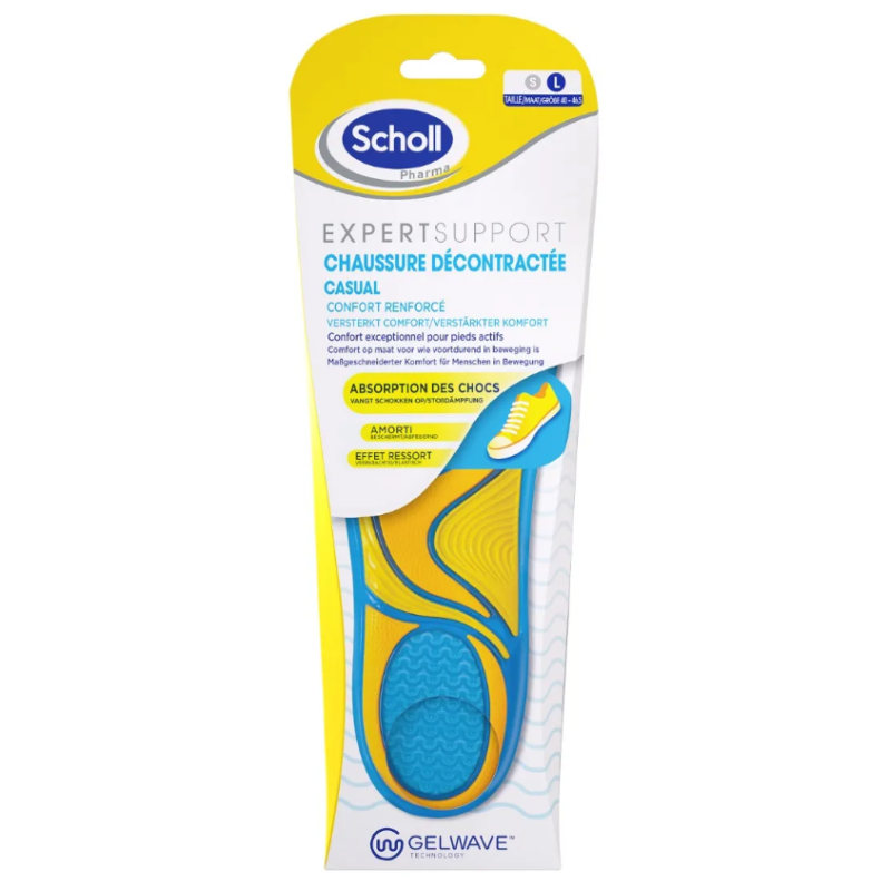 Scholl insoles - Casual shoes - 40-46.5 - 1 Pair