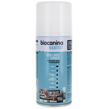 Biocanina habitat - Eco-logis spray - insecticide désodorisant - 150 ml