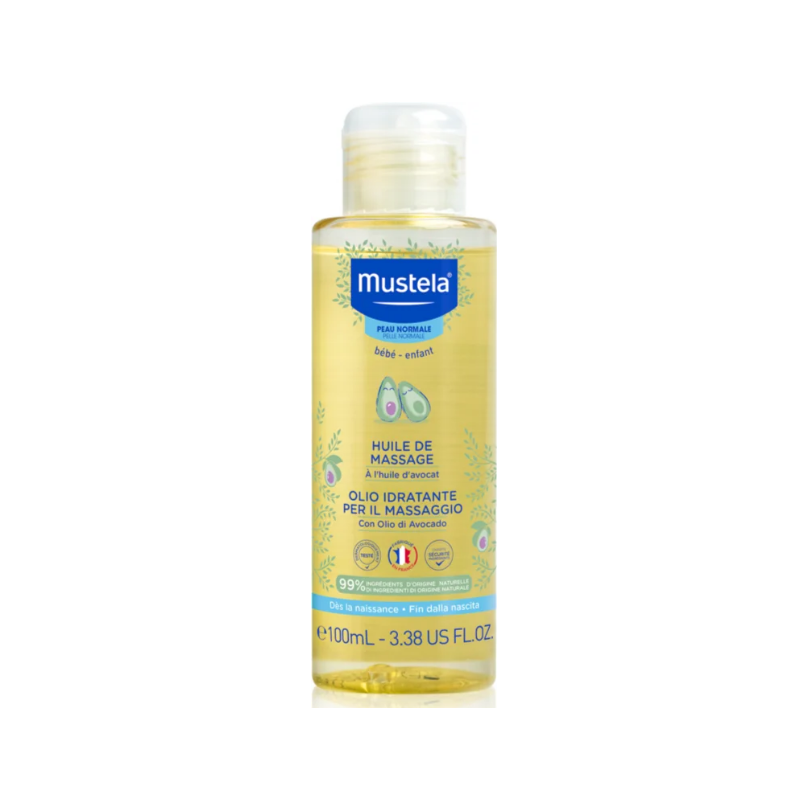 Huile de Massage - Peaux Normales - Mustela - 100 ml