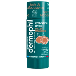 Stick Lèvres -Lèvres Sensibles - Goût Noix De Macadamia - Dermophil Indien - 4 g